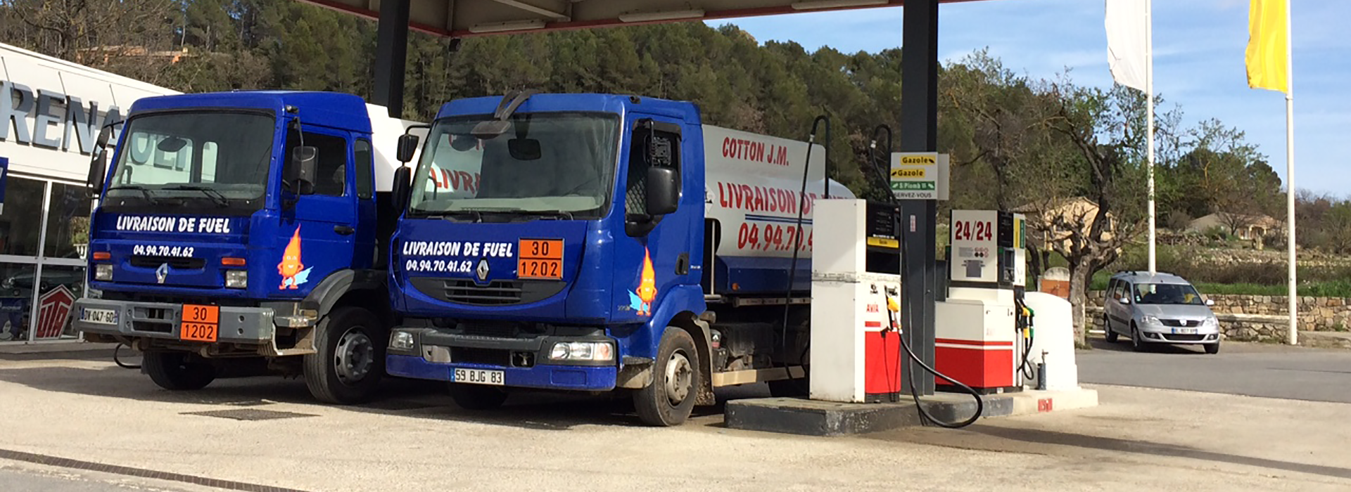 camions de fioul